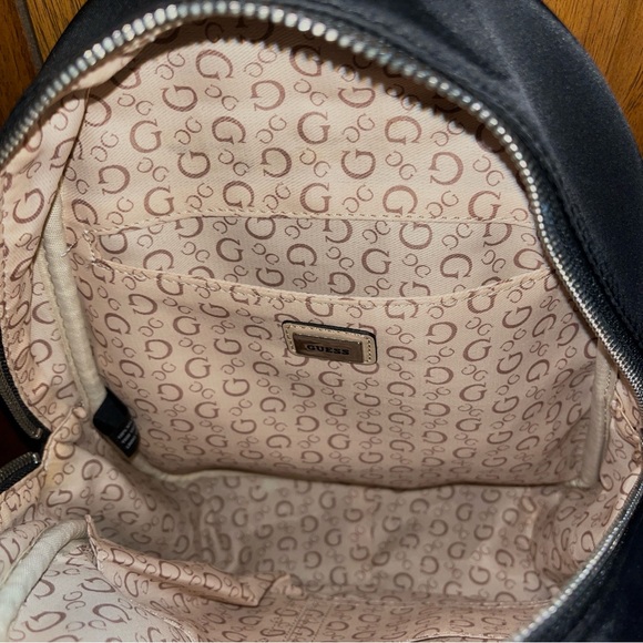 GUESS Black Backpack with Logo Straps - Picture 5 of 9